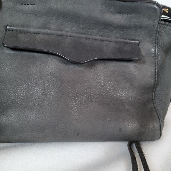 Rebecca Minkoff Womens Micro Avery Shoulder Bag Black Pebble Leather Biker Punk - Picture 3 of 13